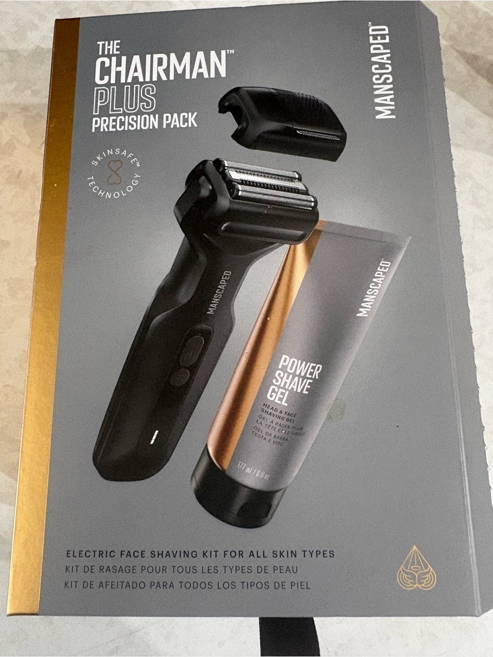 Manscaped The Chairman Plus Electric Shaver - Black